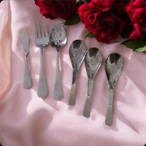 Utensils Various Pieces Spoon Fork Serving 3 Japanese Spoons Butter Knife Mikasa